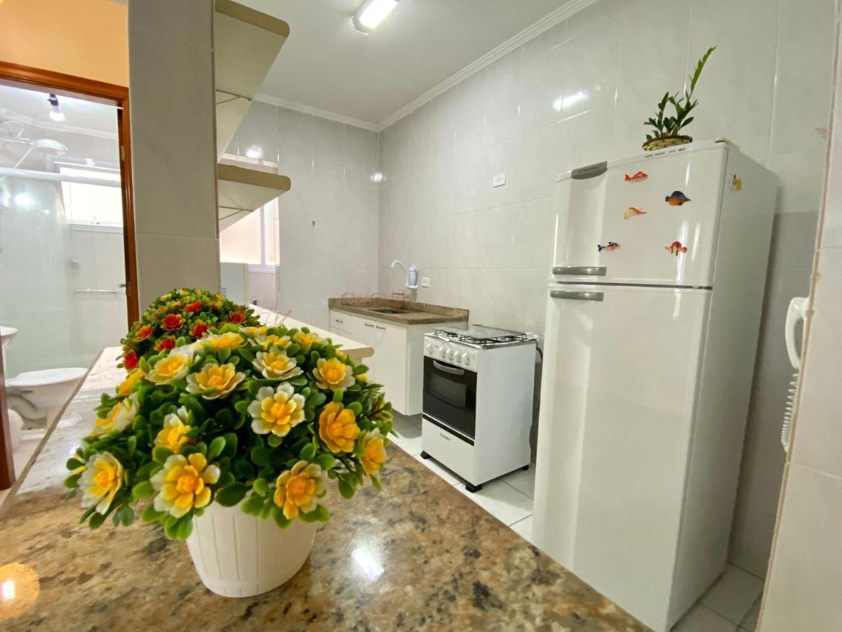 G086 - Apto Vista Mar Na Quadra Da Feirinha Da Guilhermina Praia Grande Dış mekan fotoğraf